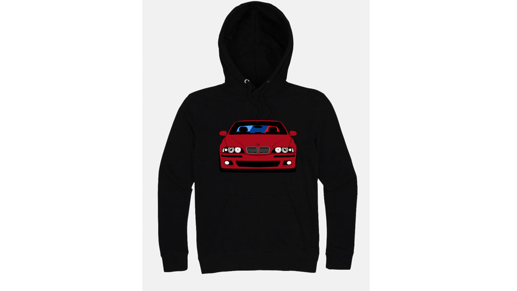 E39 M5 Front View Lightweight Hoodie